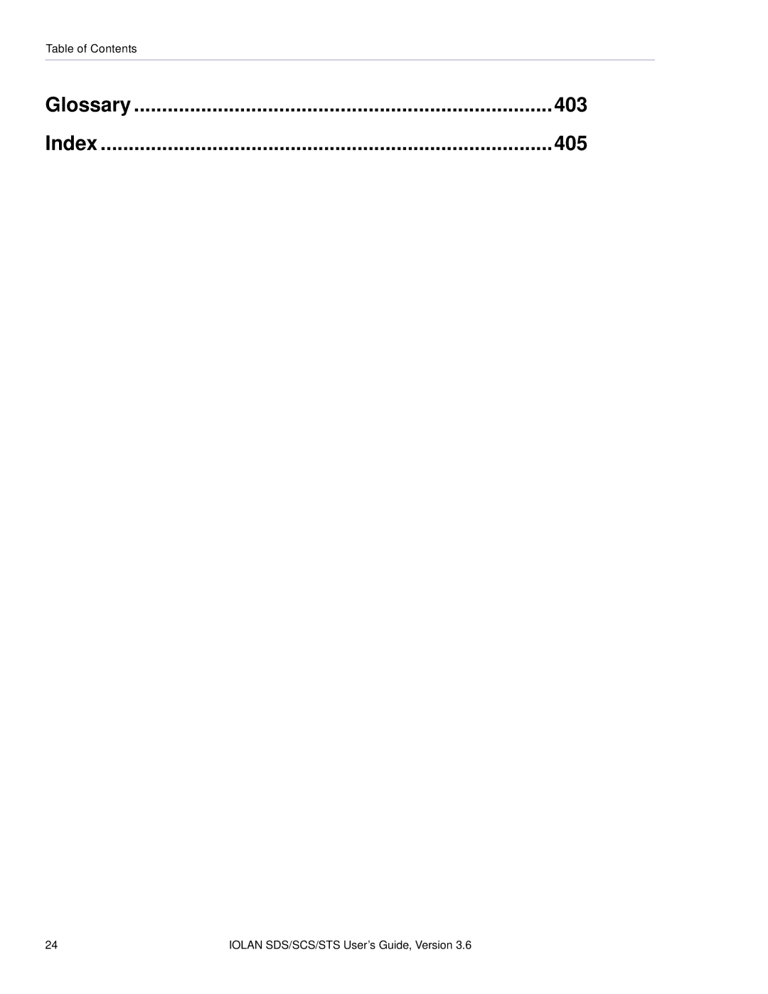 Perle Systems STS, SCS manual Glossary, Index 