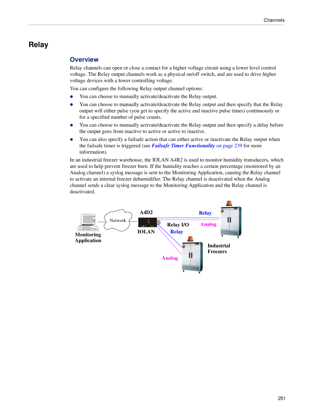 Perle Systems SCS, STS manual Monitoring Application A4D2Relay, Relay I/O 