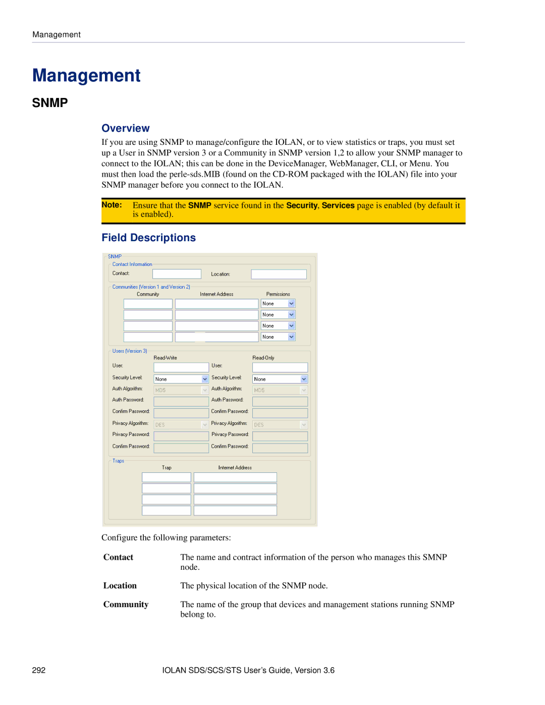 Perle Systems STS, SCS manual Management, Contact, Location, Community 