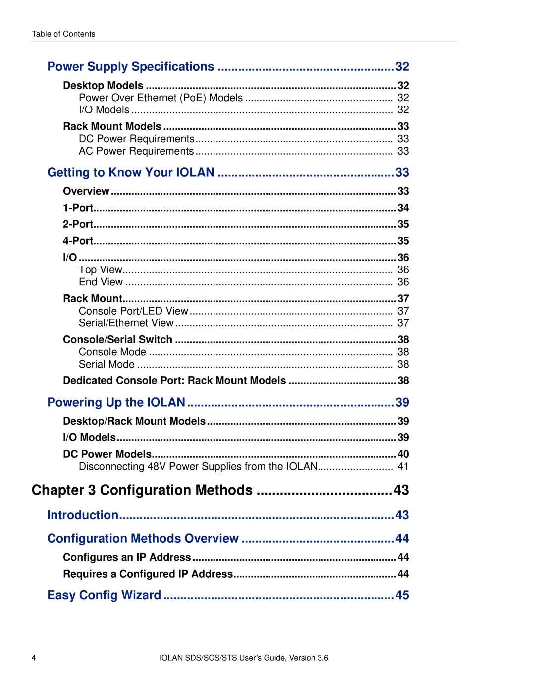 Perle Systems STS, SCS manual Configuration Methods 