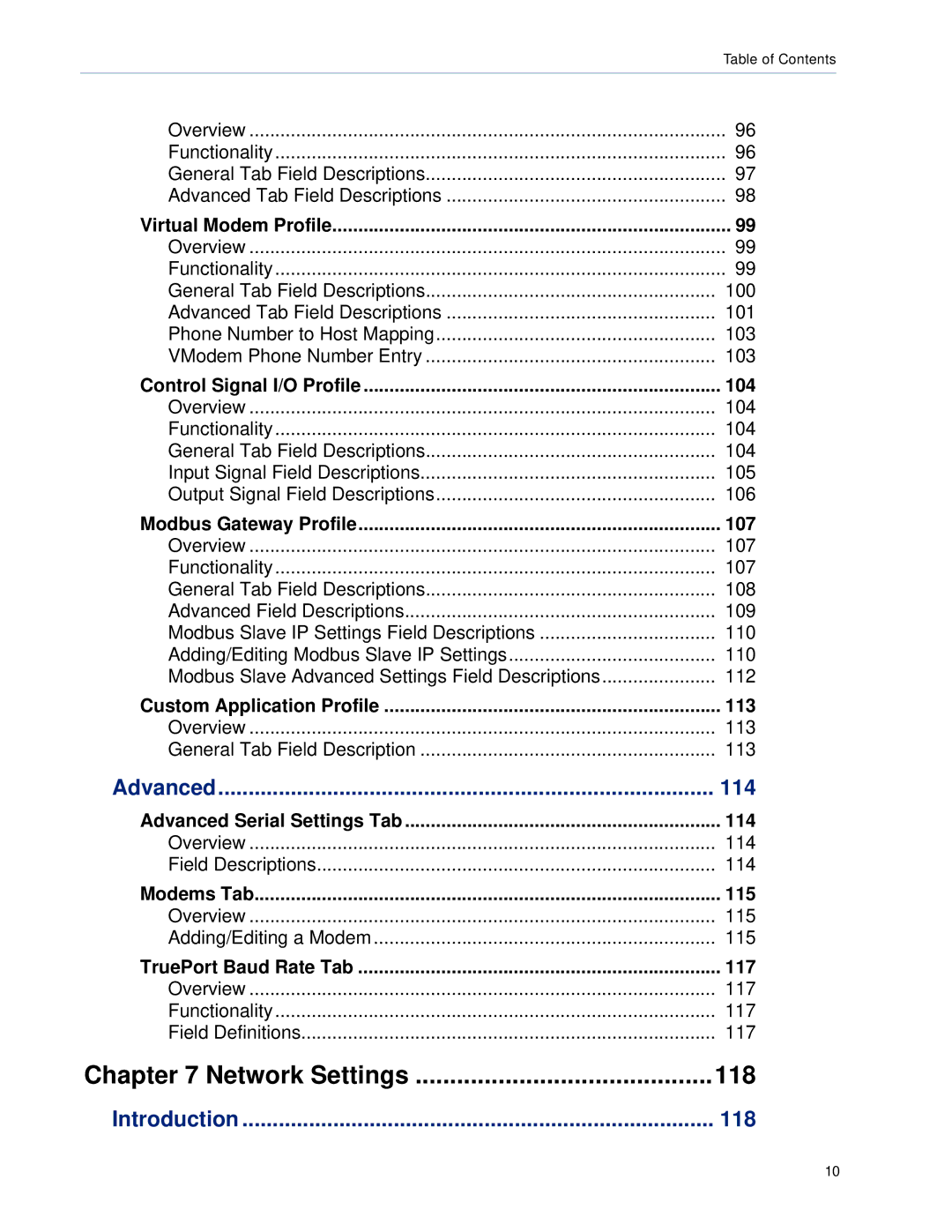 Perle Systems TS2, DS1 manual Network Settings 