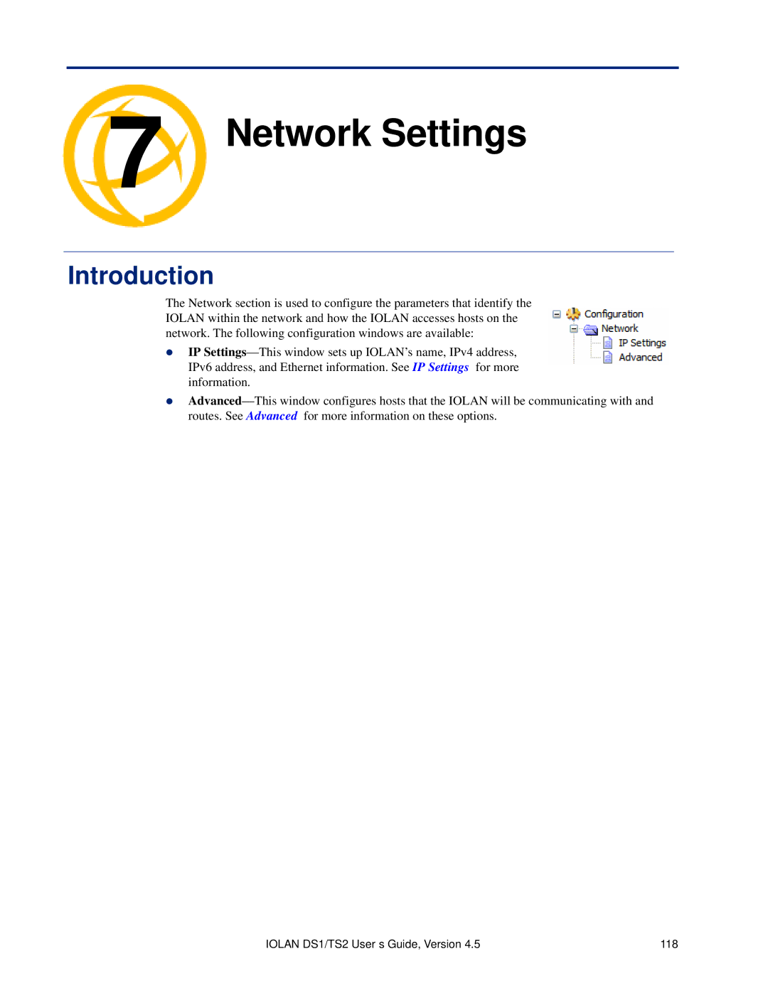 Perle Systems TS2, DS1 manual Network Settings, Introduction 