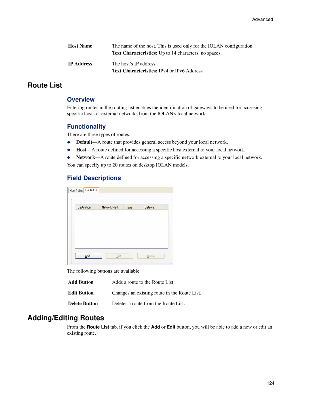 Perle Systems TS2, DS1 manual Route List, Adding/Editing Routes 