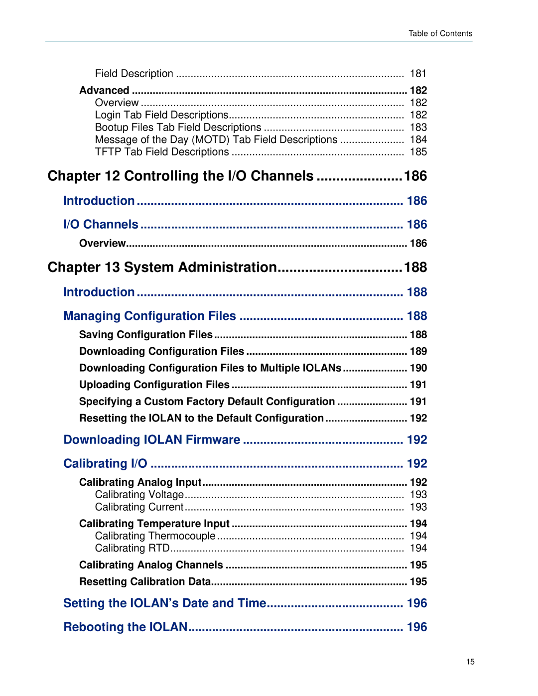 Perle Systems DS1, TS2 manual Controlling the I/O Channels 