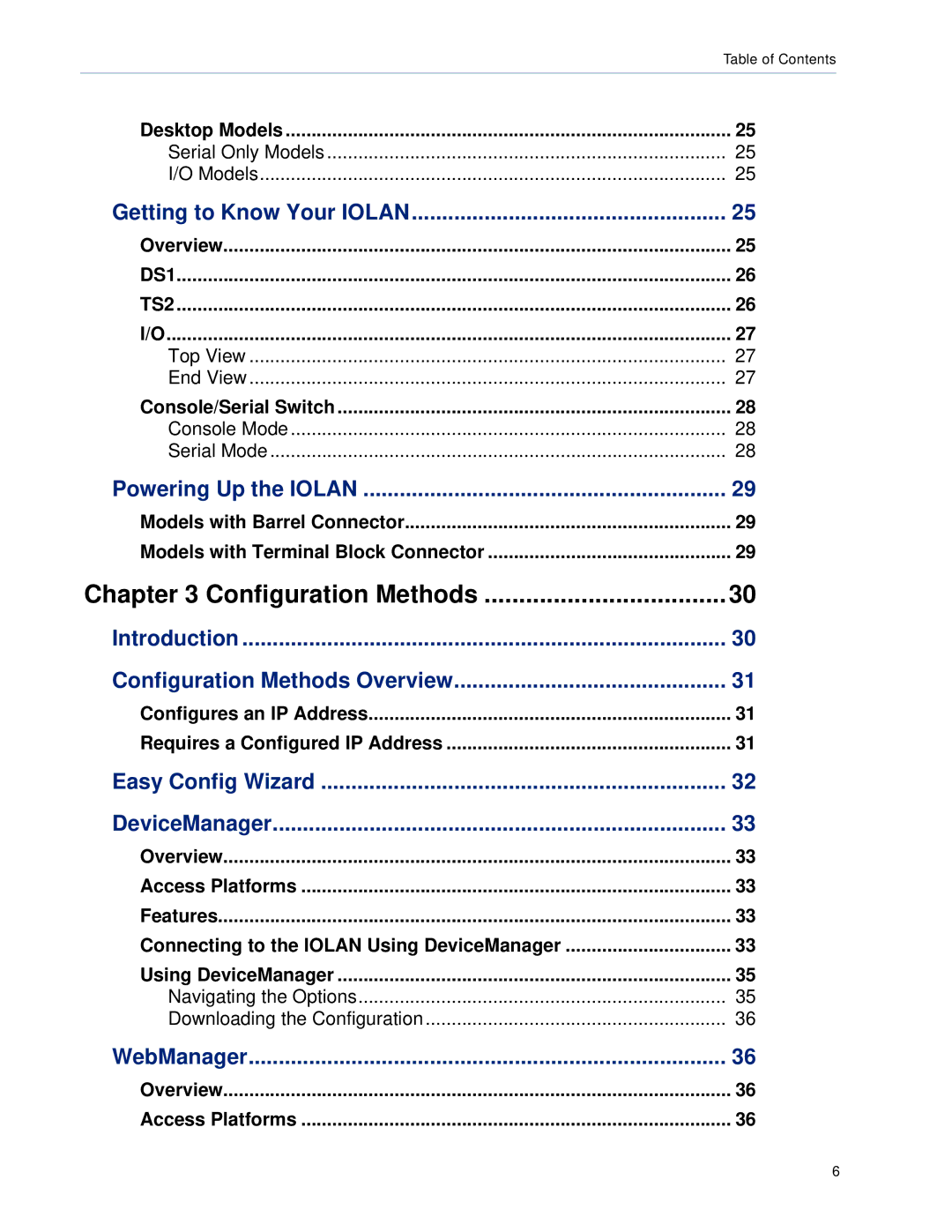 Perle Systems TS2, DS1 manual Configuration Methods 