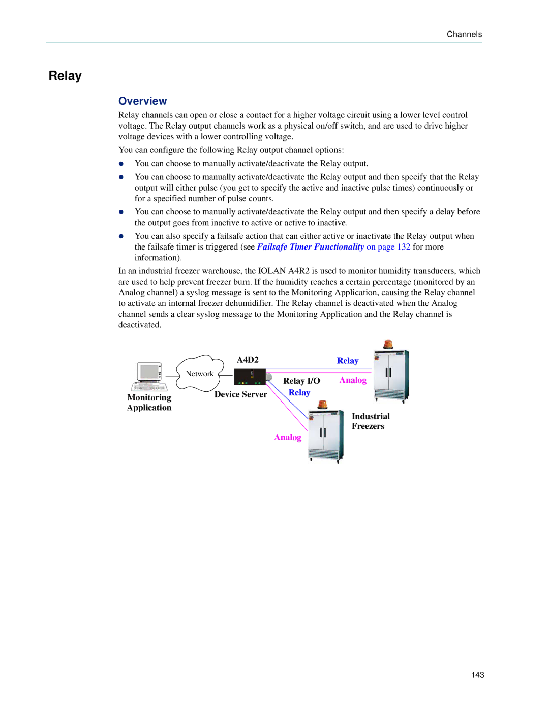 Perle Systems DS1, TS2 manual Relay I/O, Monitoring Device Server, Application Industrial Freezers 