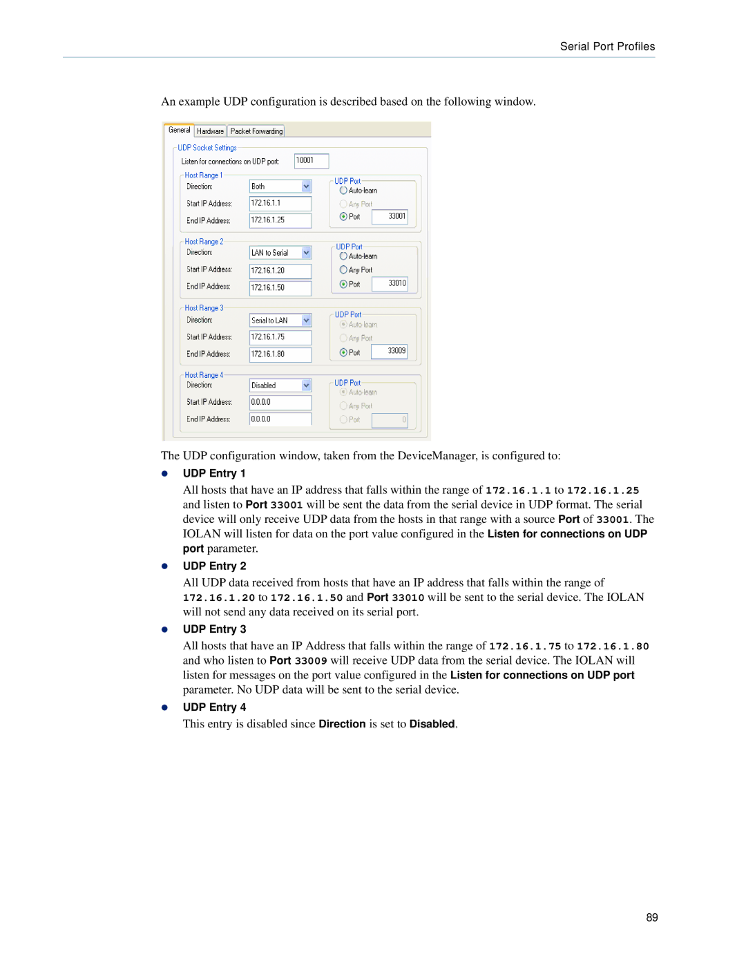 Perle Systems DS1, TS2 manual This entry is disabled since Direction is set to Disabled 