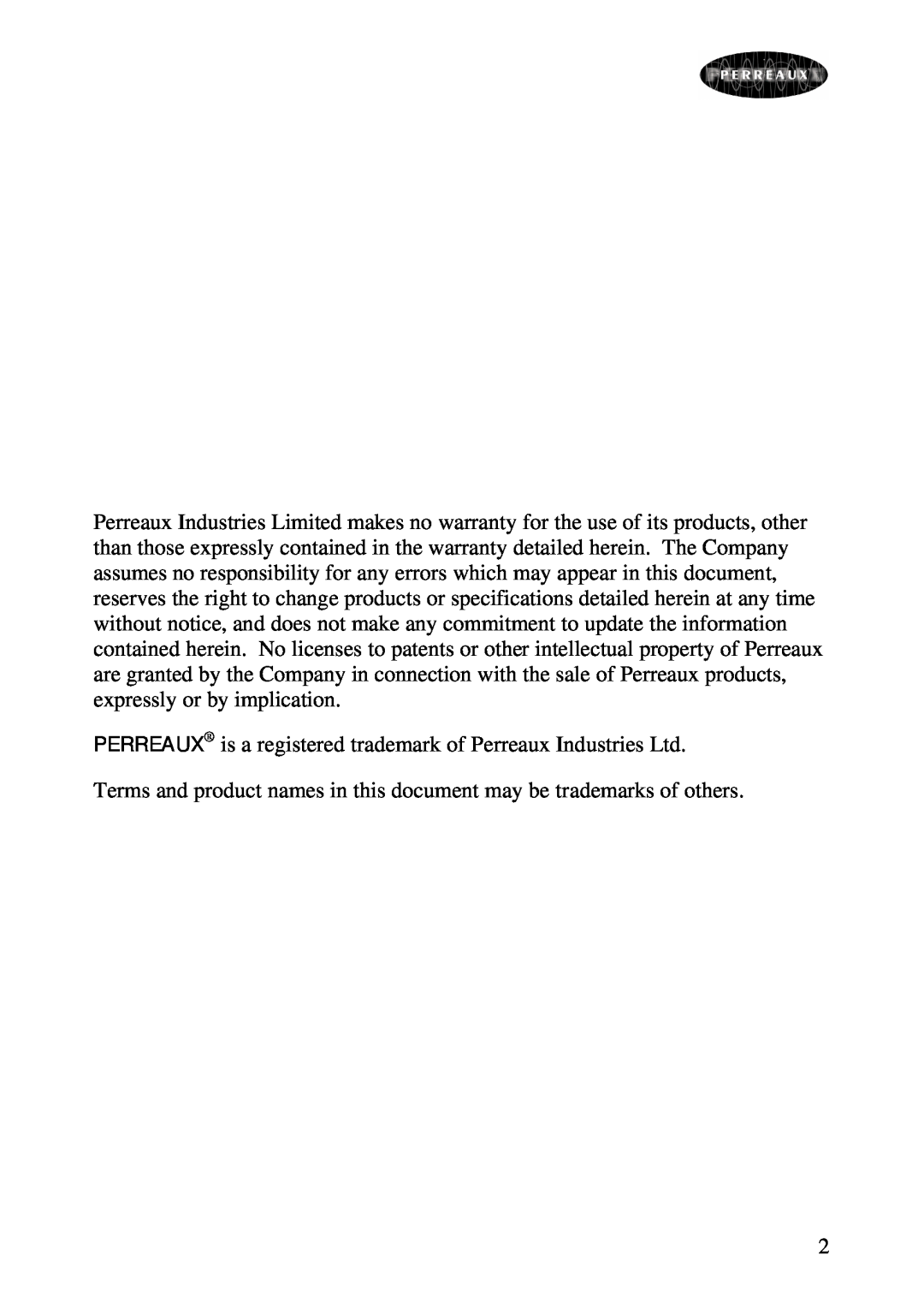 Perreaux SXV1 owner manual Terms and product names in this document may be trademarks of others 