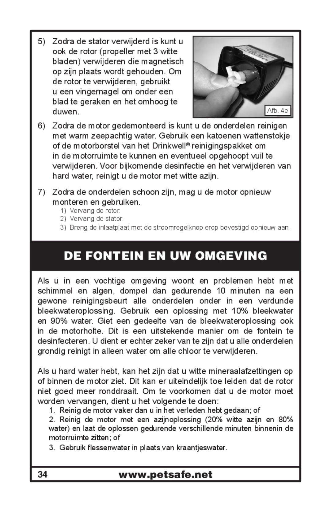 Petsafe 400-1254-19 manuel dutilisation DE Fontein EN UW Omgeving 