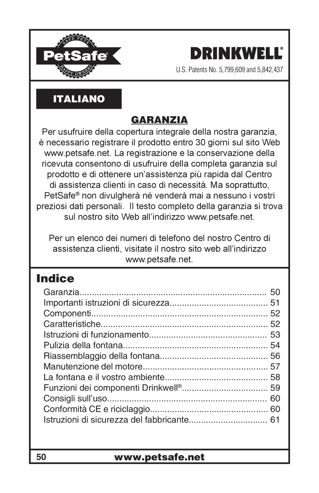 Petsafe 400-1254-19 manuel dutilisation Indice 