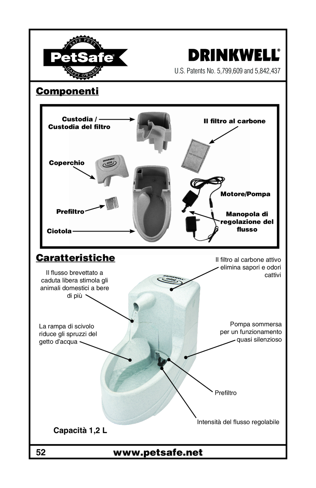 Petsafe 400-1254-19 manuel dutilisation Componenti, Caratteristiche 