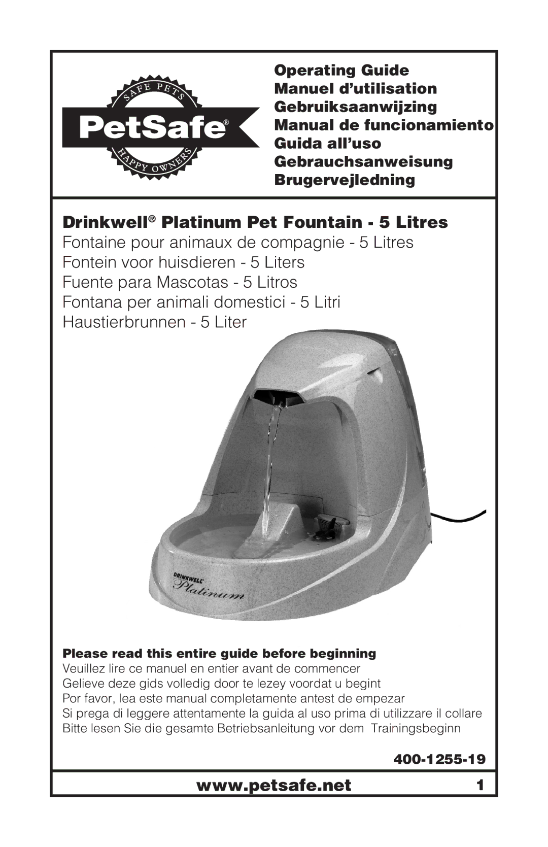 Petsafe 400-1255-19 manuel dutilisation 