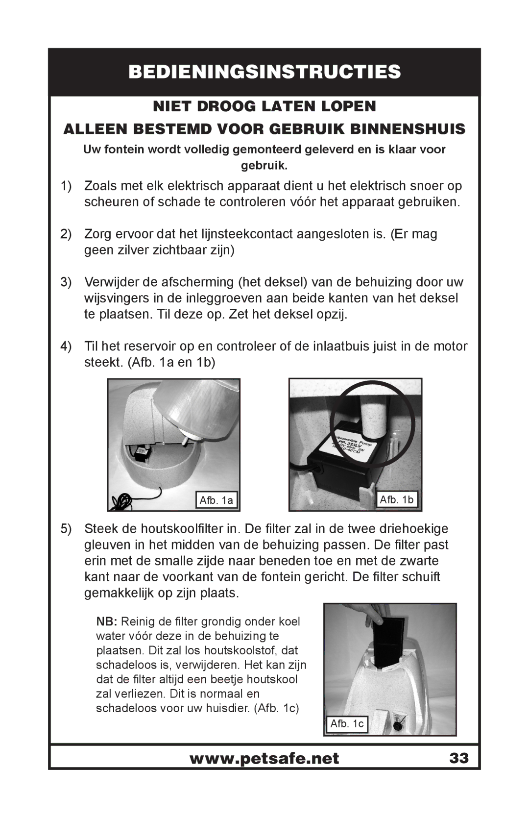 Petsafe 400-1255-19 manuel dutilisation Bedieningsinstructies 