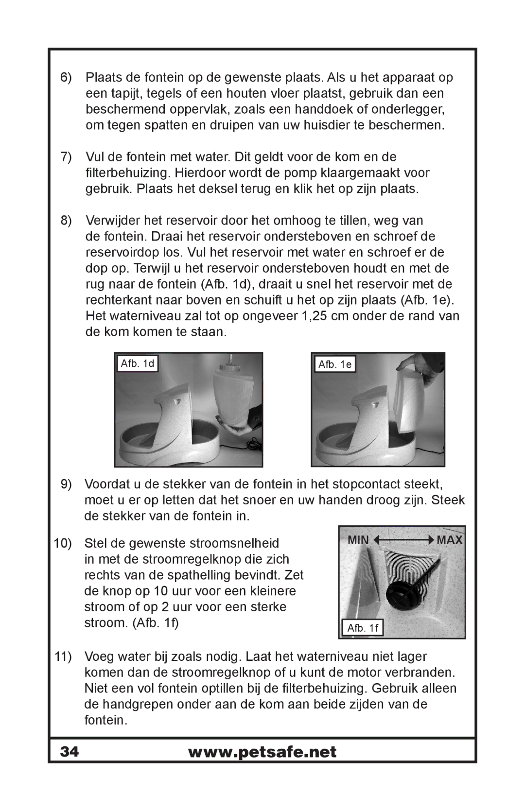 Petsafe 400-1255-19 manuel dutilisation Afb d Afb e 