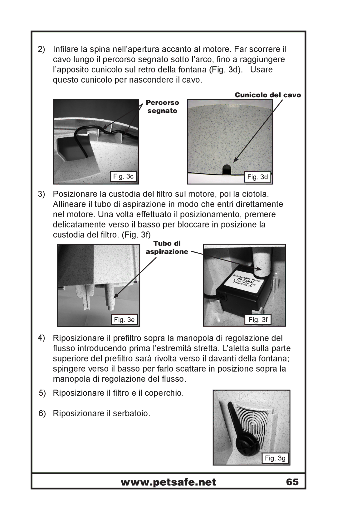 Petsafe 400-1255-19 manuel dutilisation Cunicolo del cavo Percorso Segnato 