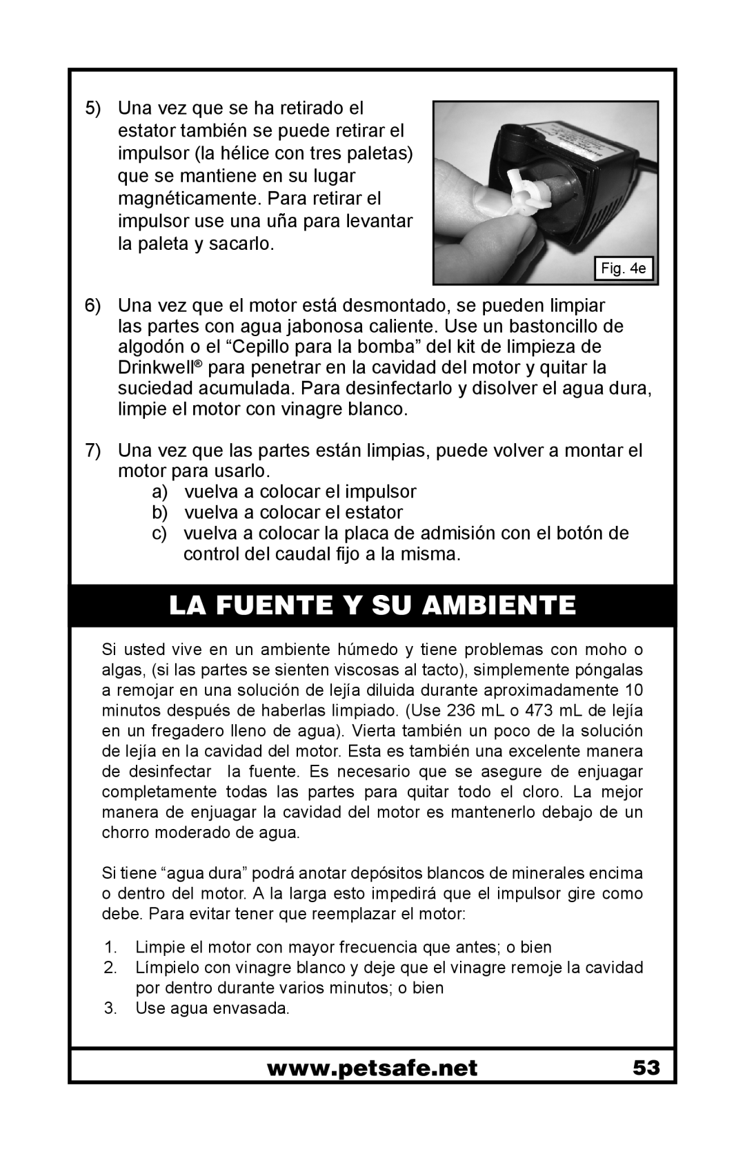 Petsafe 400-1255-19 manuel dutilisation La Fuente Y Su Ambiente 