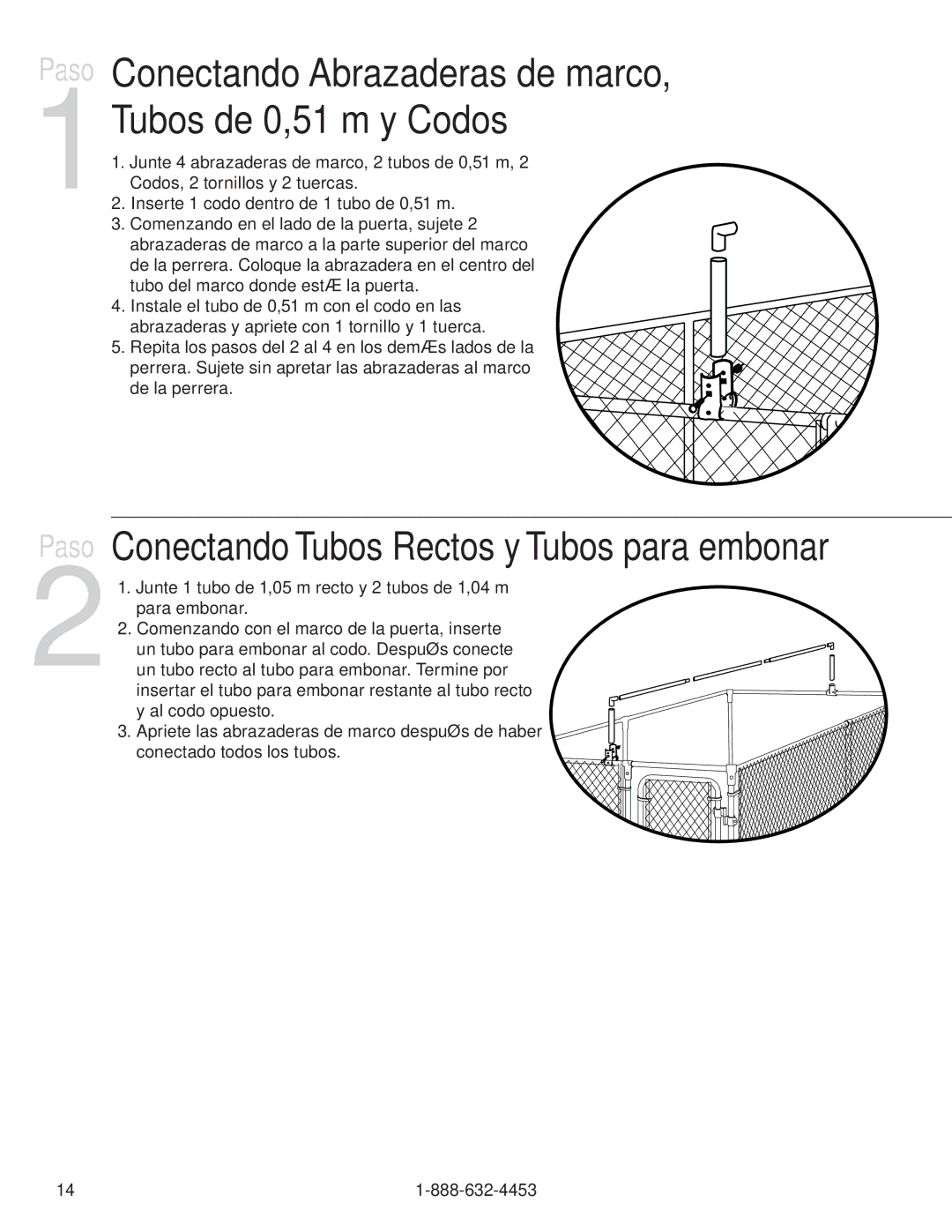 Petsafe E-Z Roof manual Paso Conectando Tubos Rectos y Tubos para embonar 