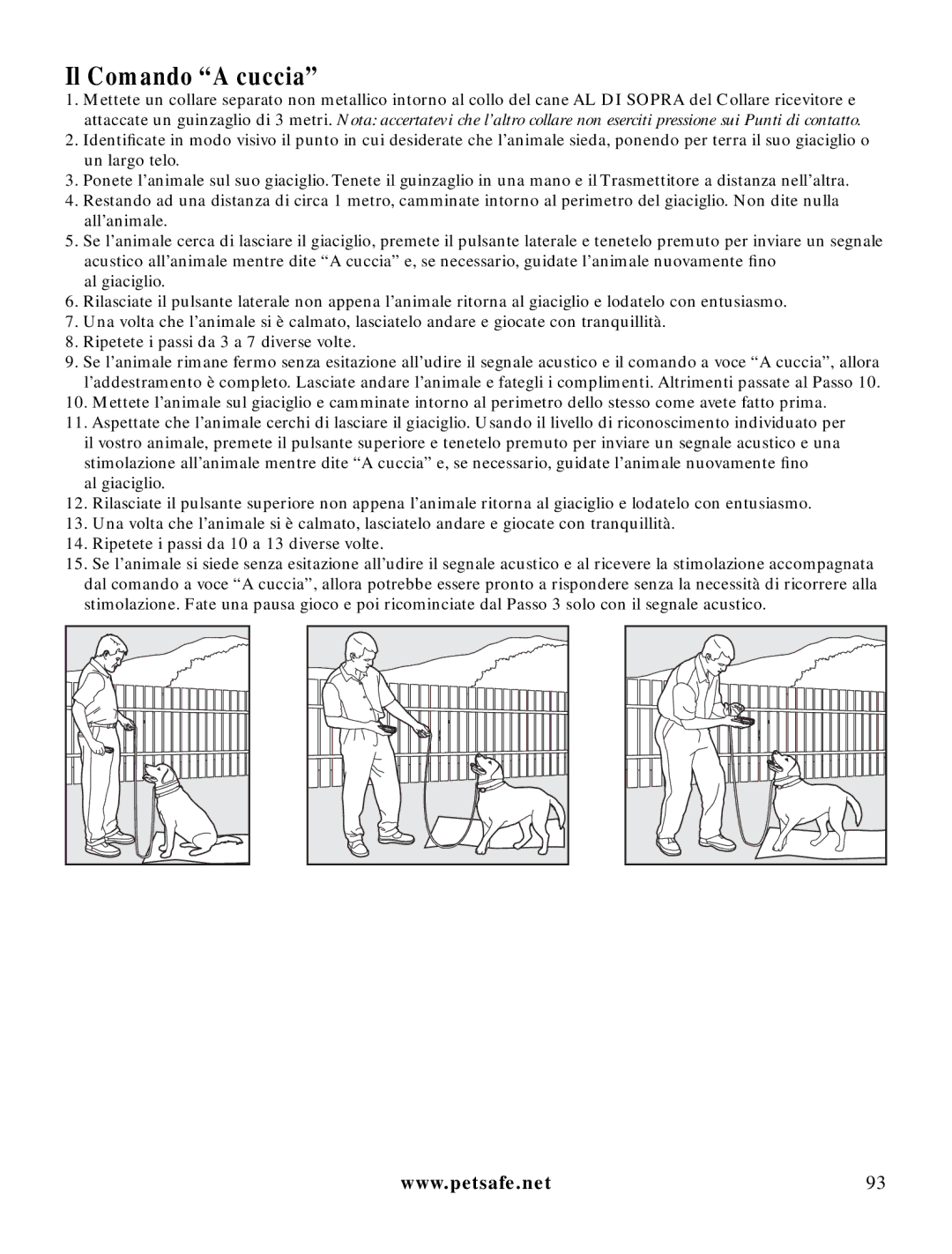 Petsafe LDT-433 manuel dutilisation Il Comando a cuccia 