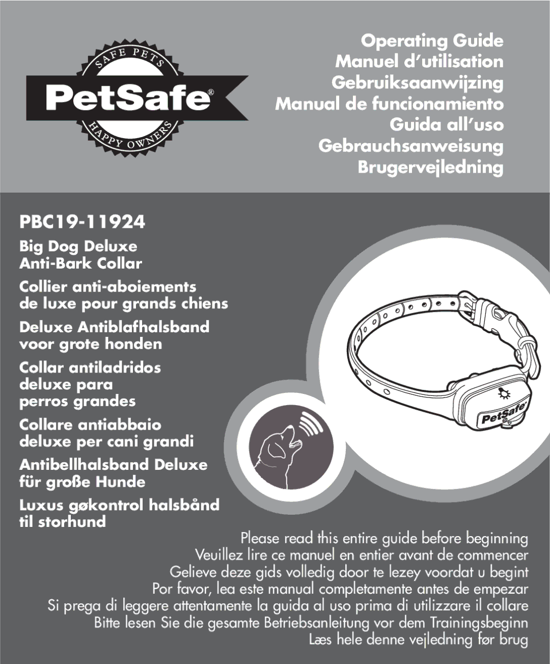 Petsafe PBC 19-11924 manuel dutilisation 