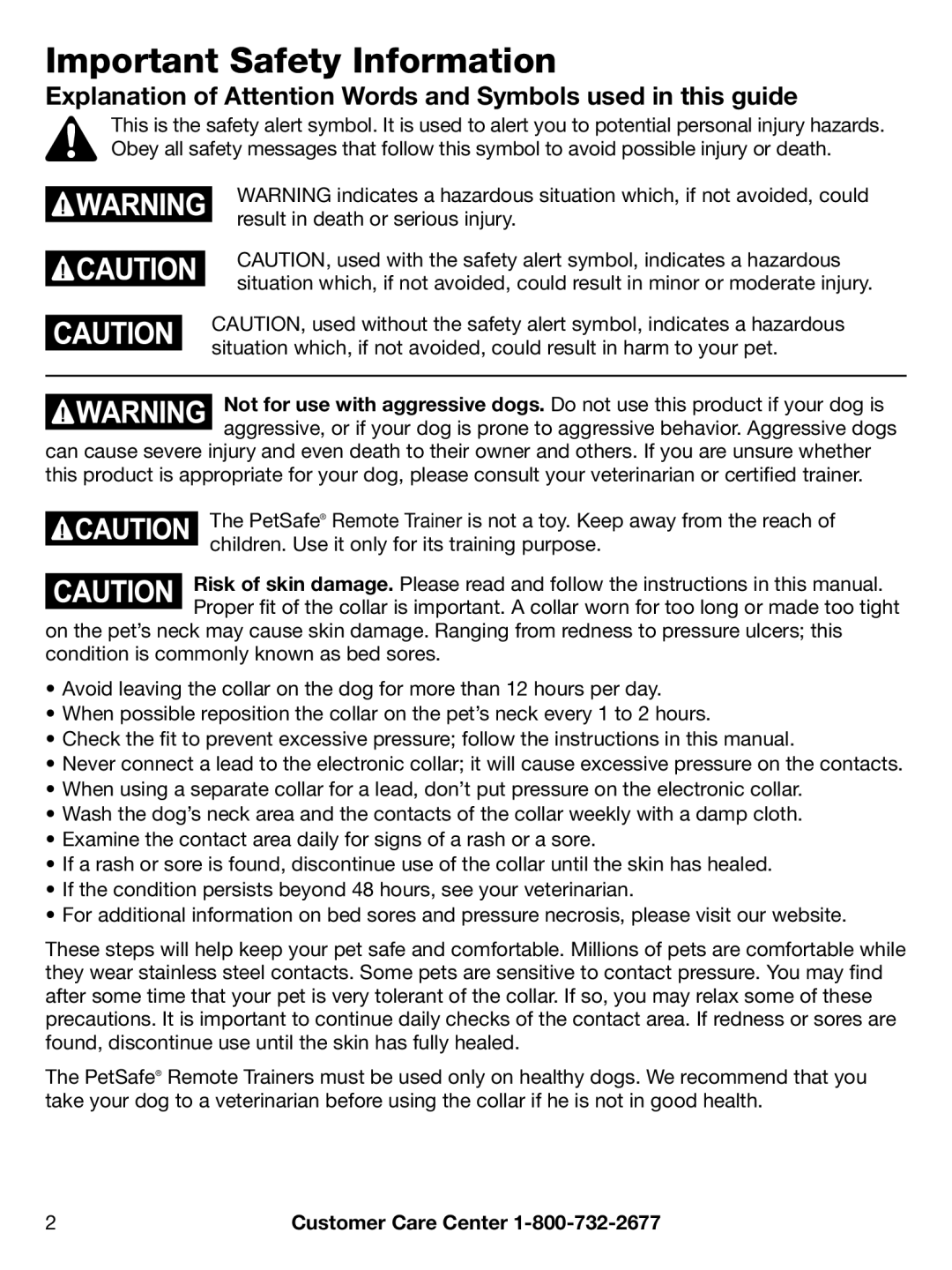 Petsafe PAC00-12893, PDT00-12894, PDT00-12892, PAC00-12914 manual Important Safety Information 