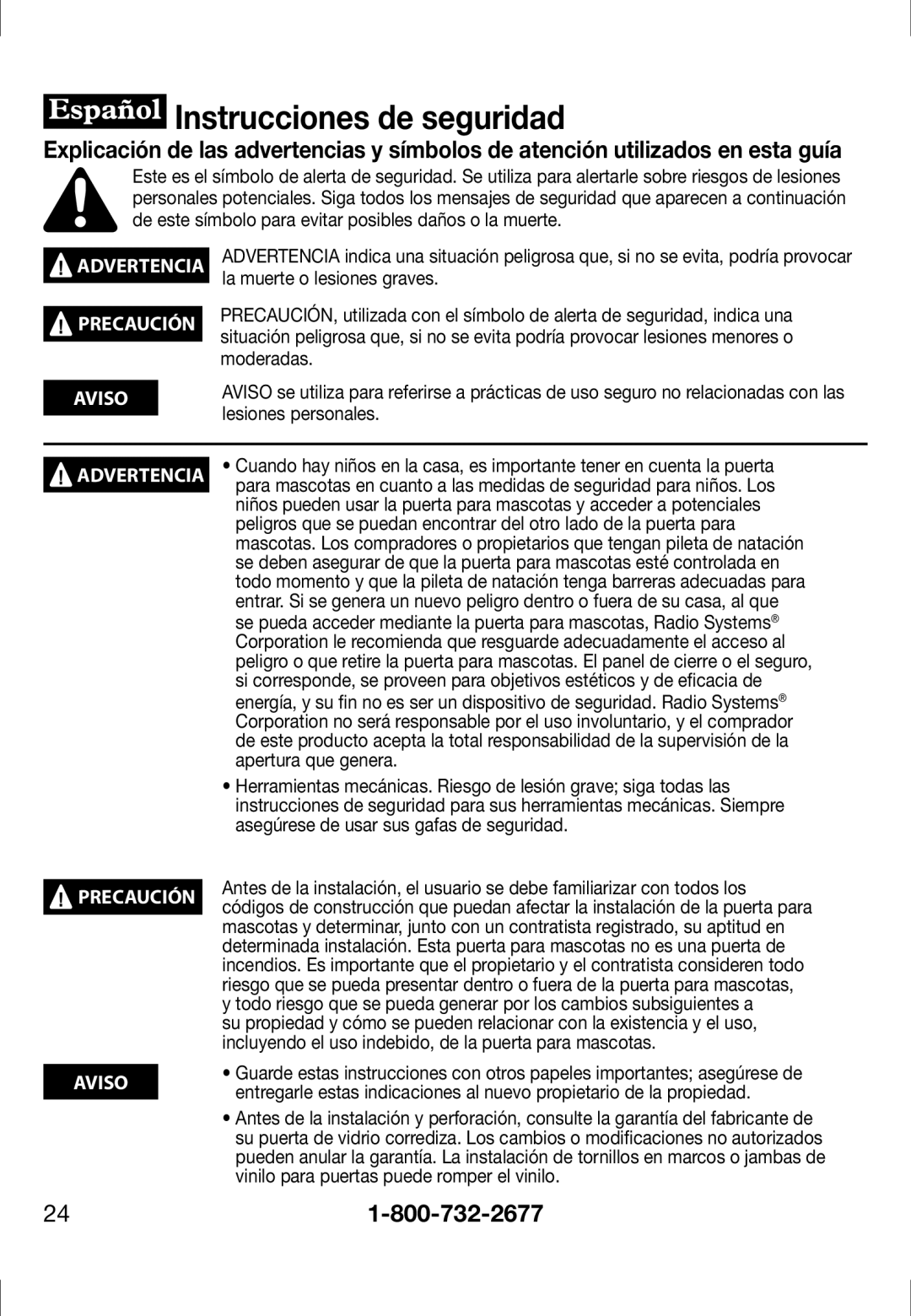 Petsafe PPA11-13128, PPA11-13141 Instrucciones de seguridad, La muerte o lesiones graves, Moderadas, Lesiones personales 