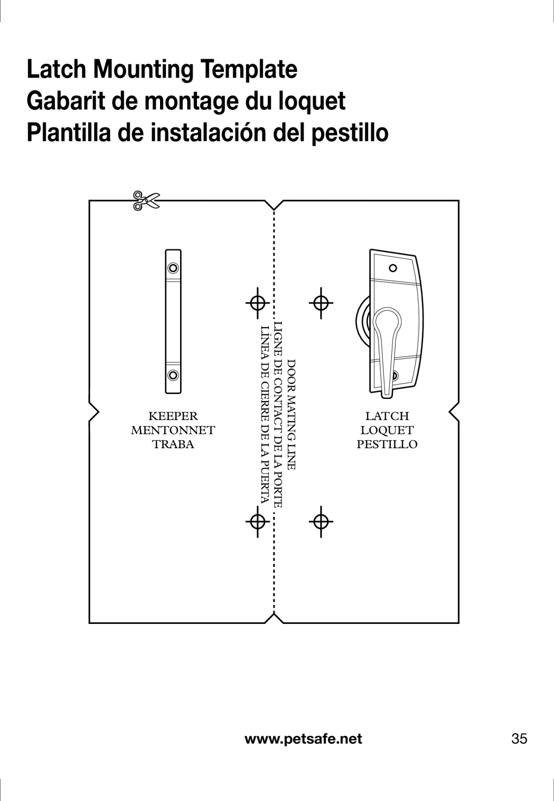 Petsafe PPA11-13132, PPA11-13141, PPA11-13135, PPA11-13134, PPA11-13129, PPA11-13127, PPA11-13098 Keeper Mentonnet Traba 