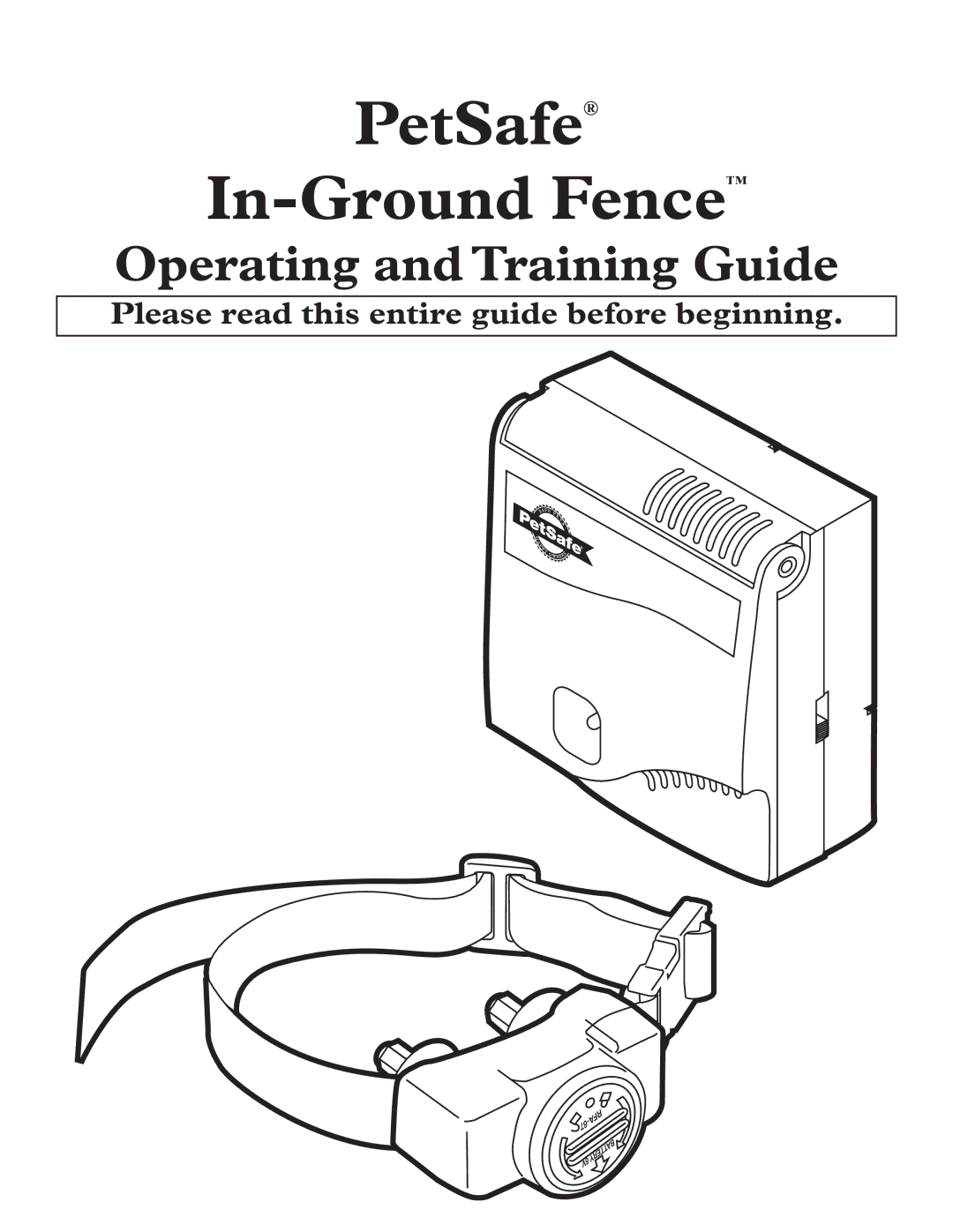 Petsafe RFA-67 manual PetSafe In-Ground Fence 