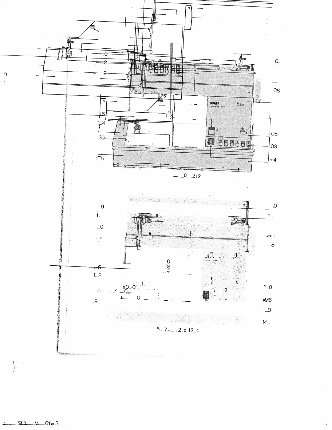 Pfaff 1037, 1019, 1015, 1014, 1035 manual 