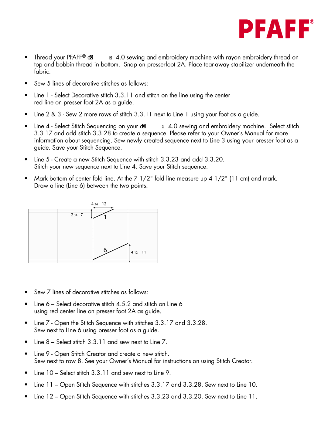 Pfaff manual 4 12 cm 4 7cm 2 11cm 