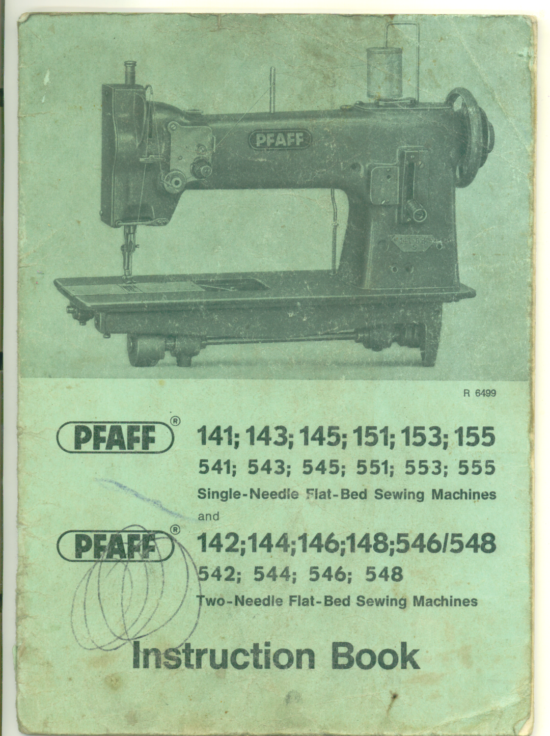 Pfaff 543, 544, 541, 545, 542, 548, 546, 555, 551, 553, 153, 155 manual 