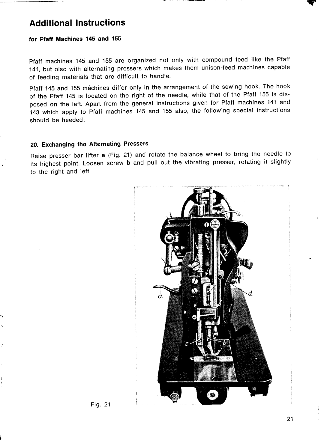 Pfaff 553, 544, 543, 541, 545, 542, 548, 546, 555, 551, 153, 155 manual 