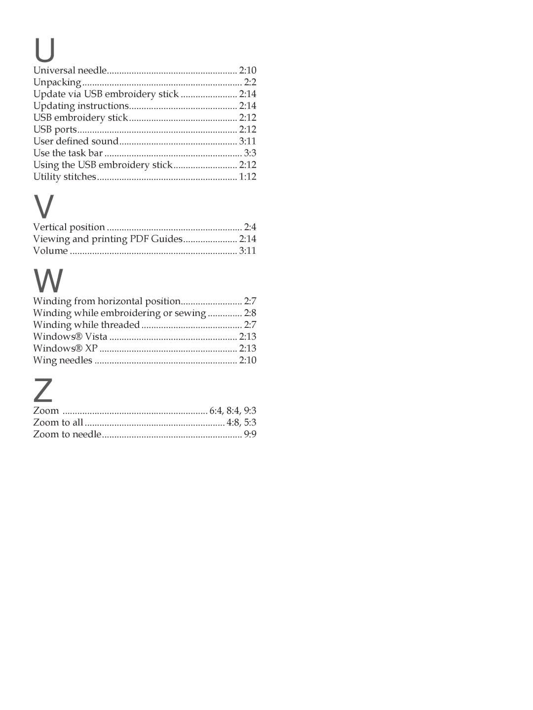 Pfaff Sewing Machine manual 212, 213 