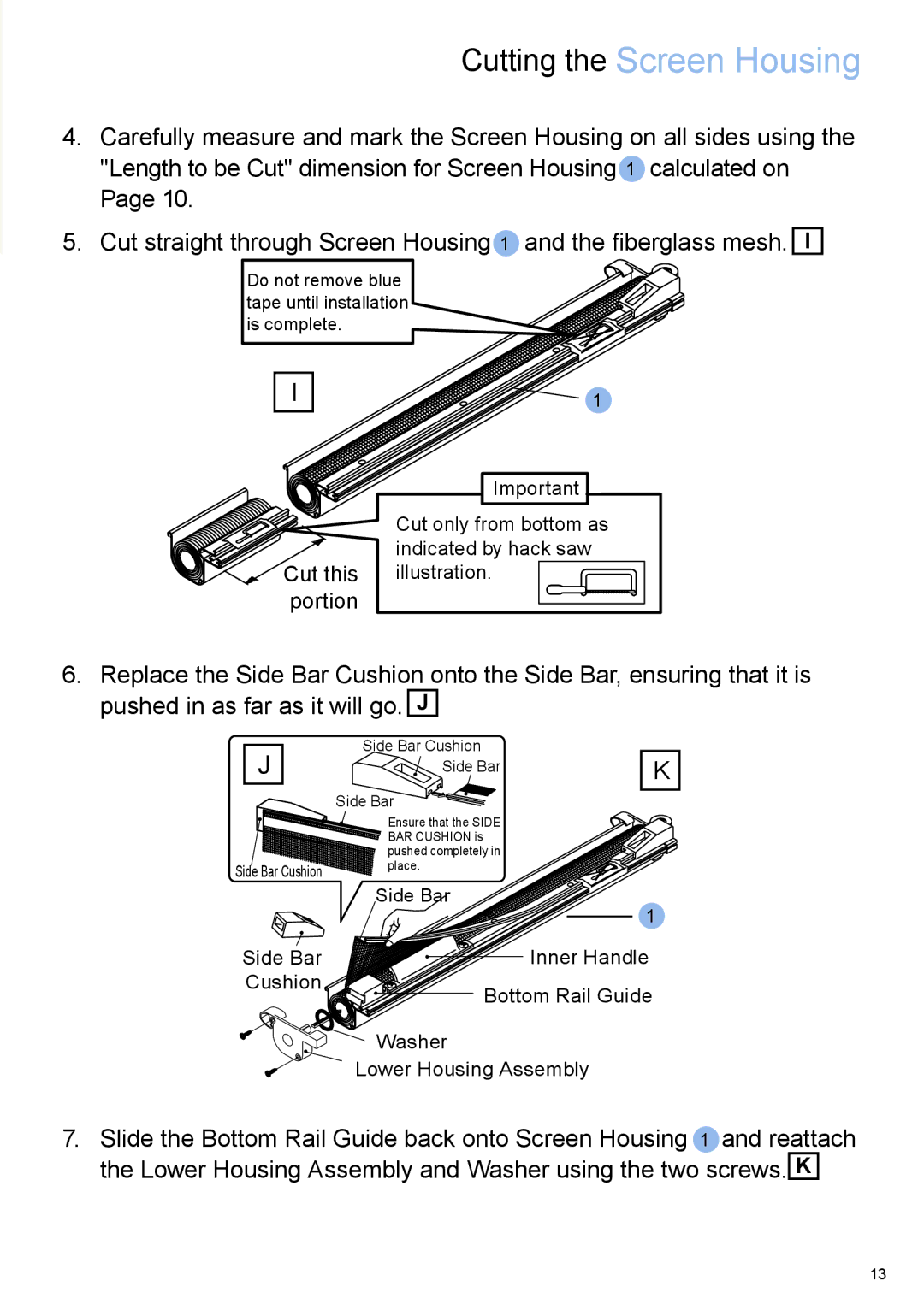 Phantom Tech QC03-0903R installation manual Cut this 