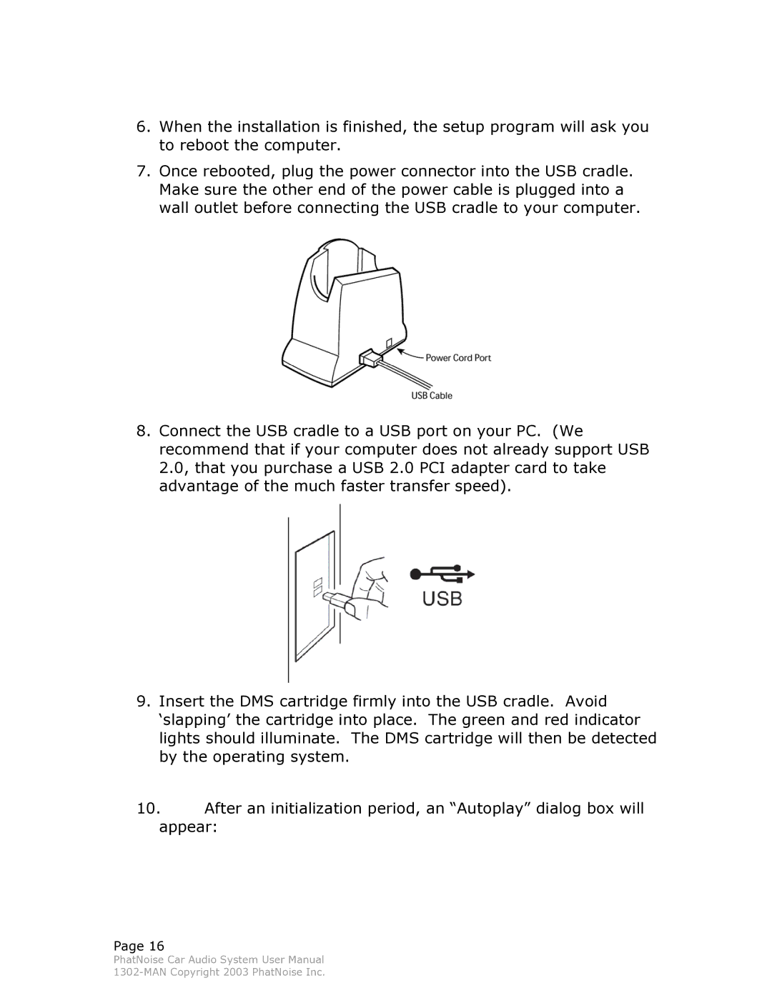 PhatNoise Car Audio System manual MAN Copyright 2003 PhatNoise Inc 