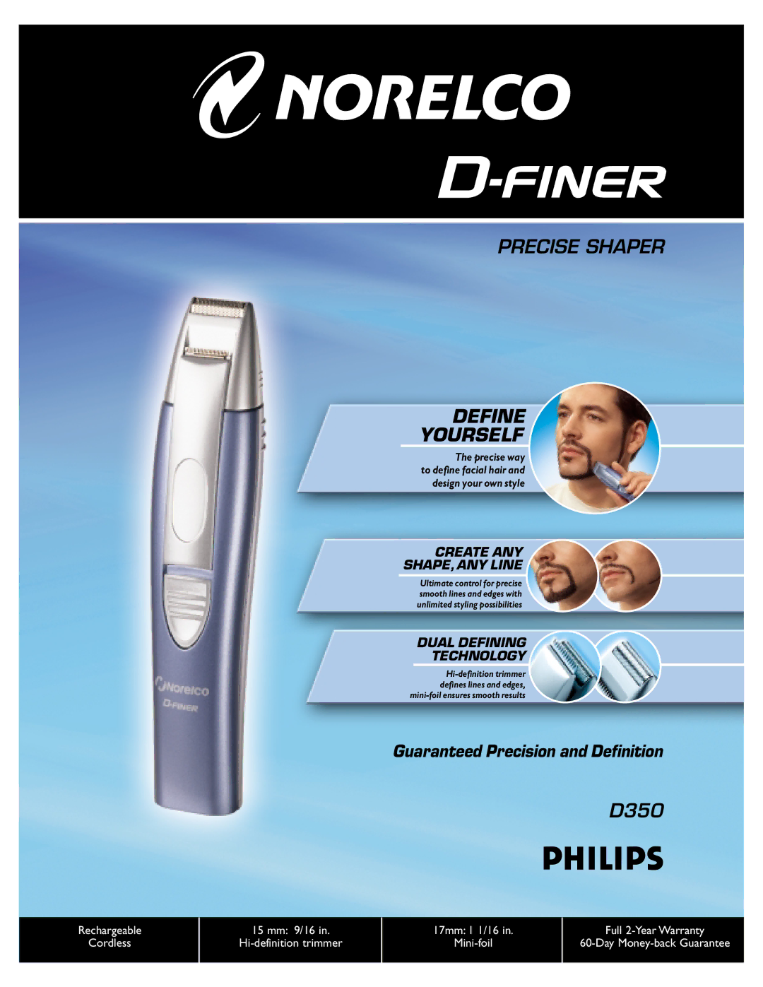 Philips 0350 warranty Define Yourself 