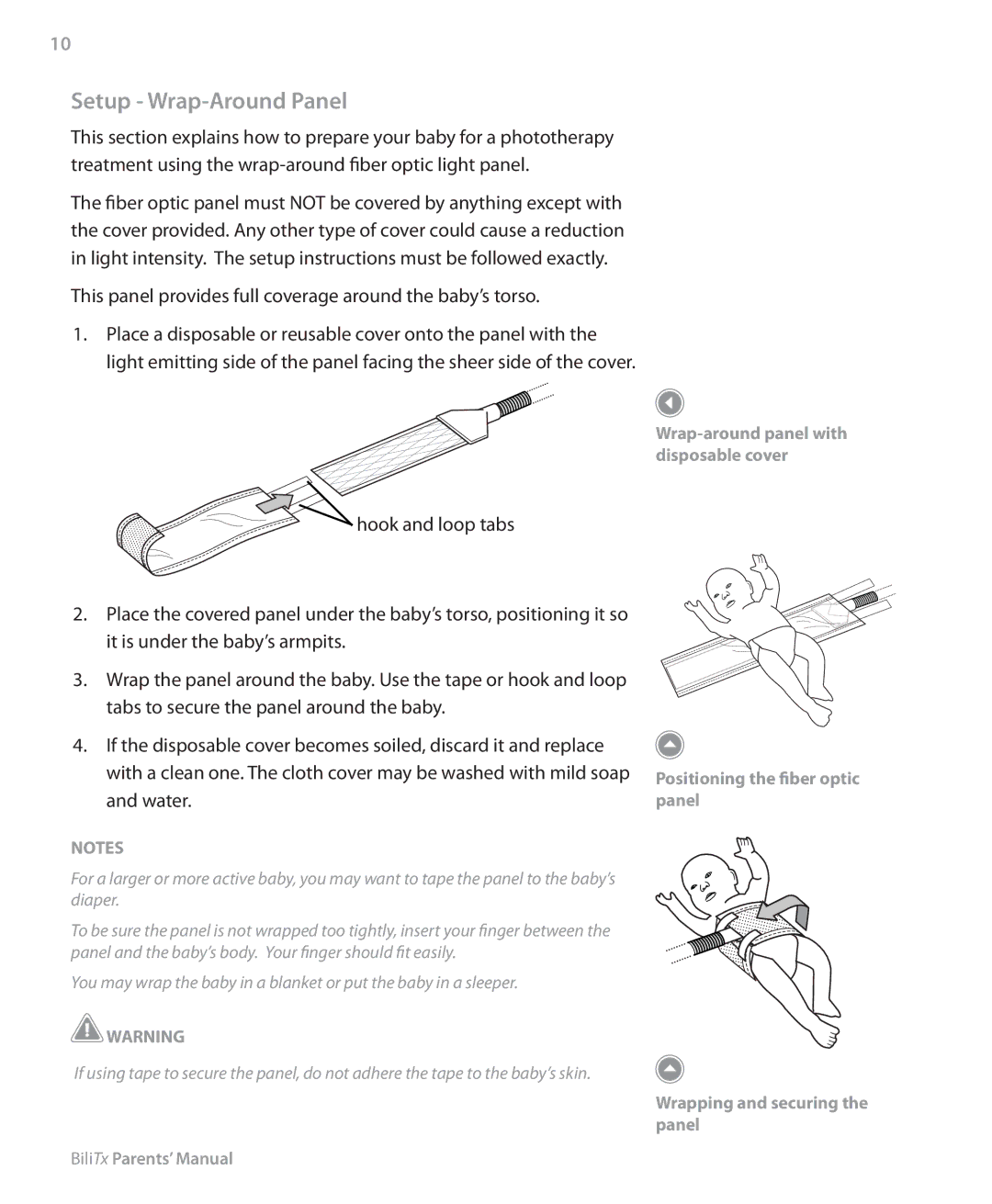 Philips 1045219 manual Setup Wrap-Around Panel 