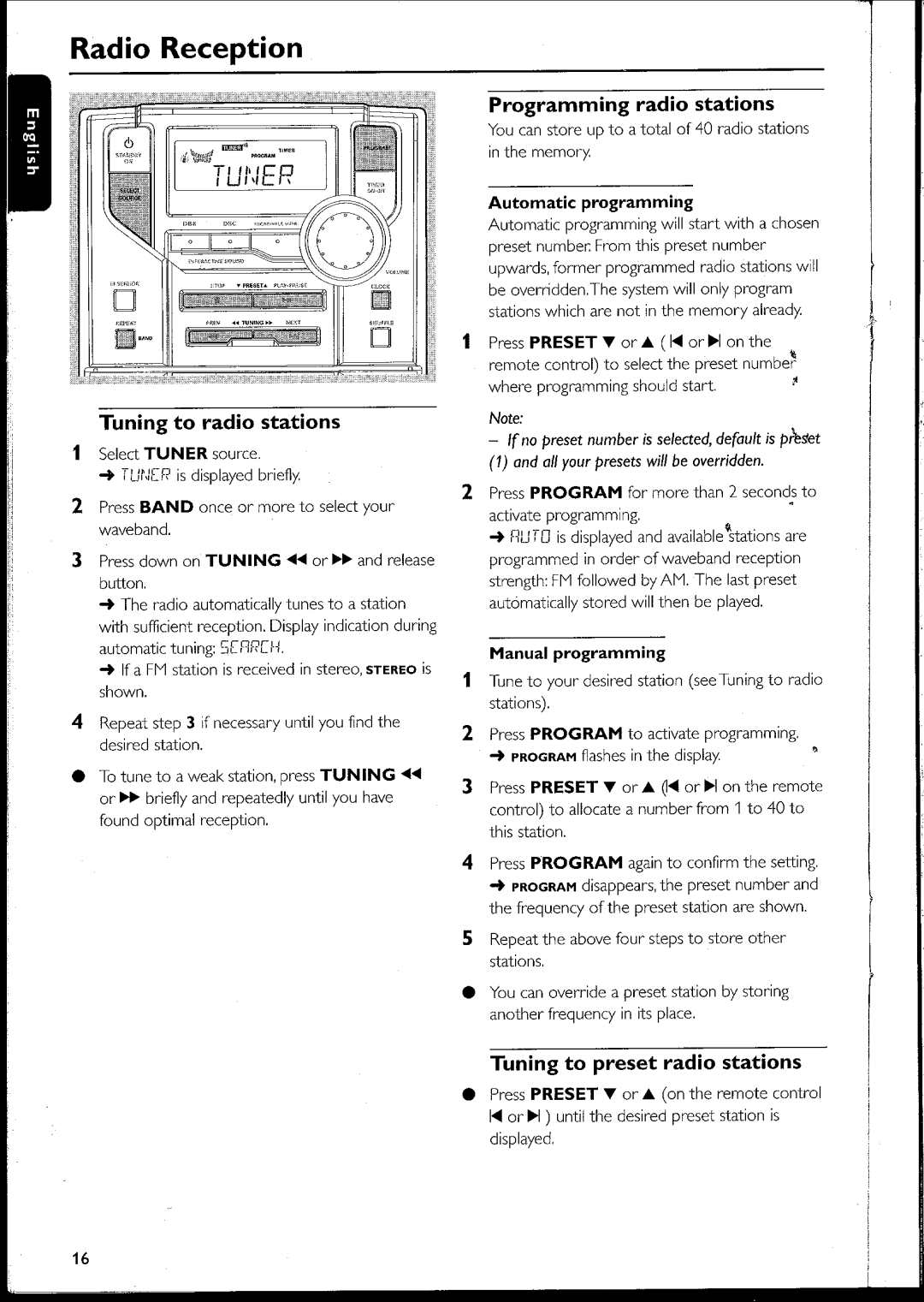 Philips 105 manual 