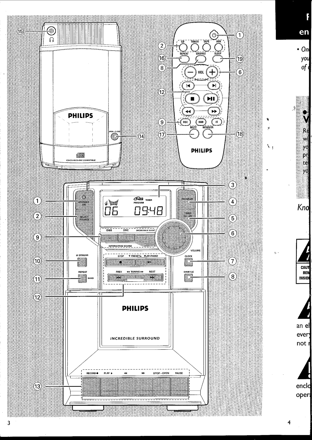 Philips 105 manual 