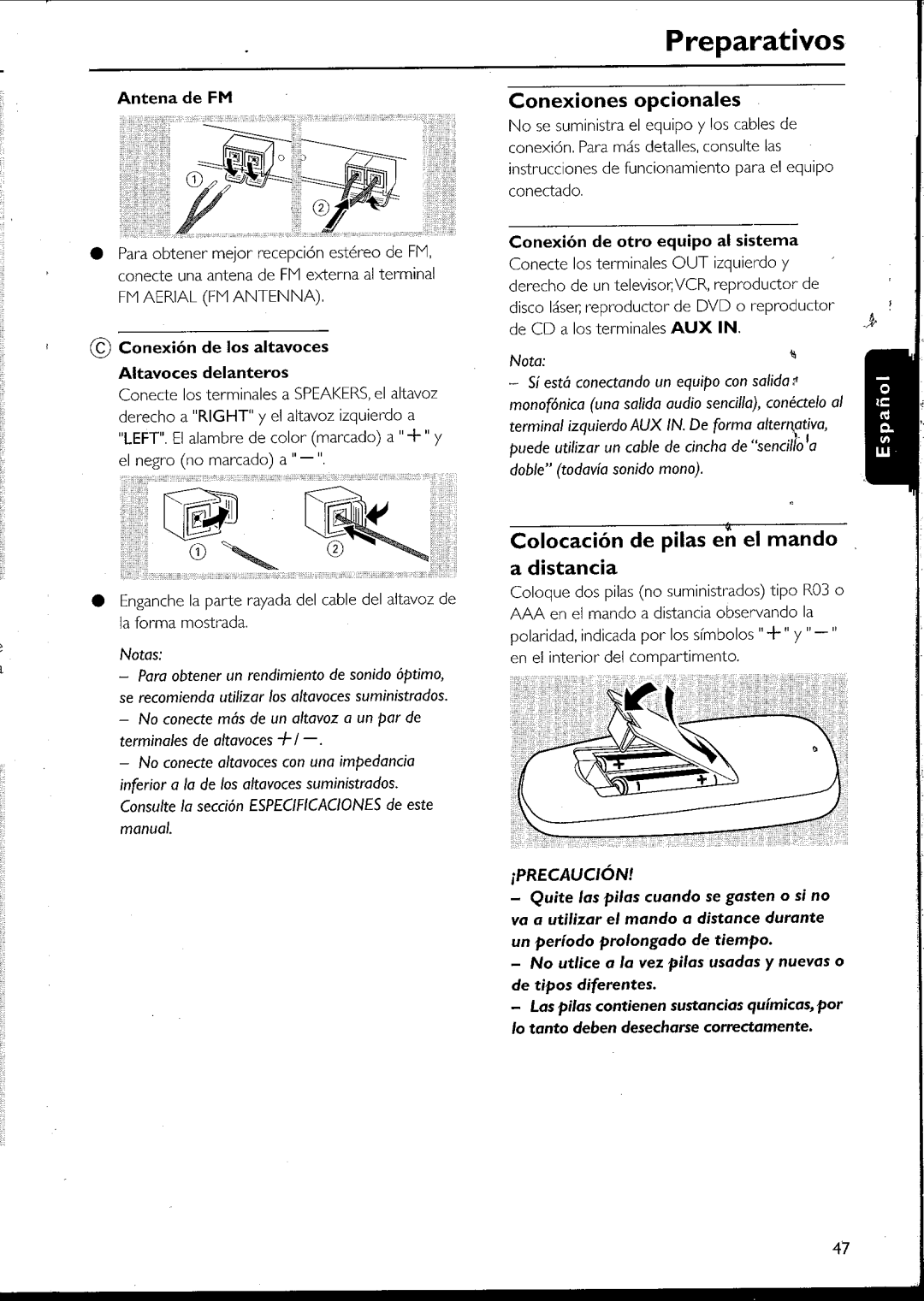 Philips 105 manual 