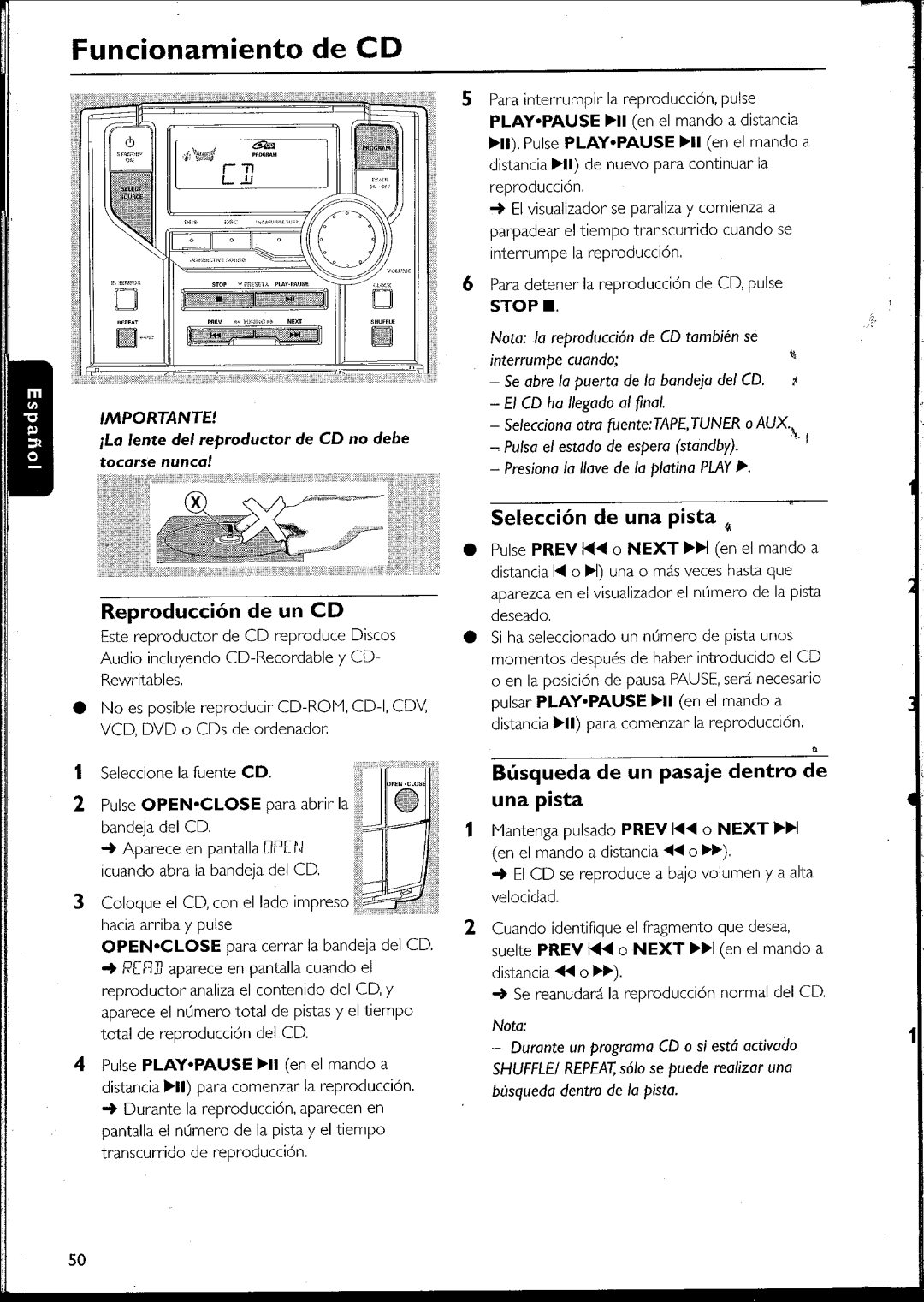 Philips 105 manual 