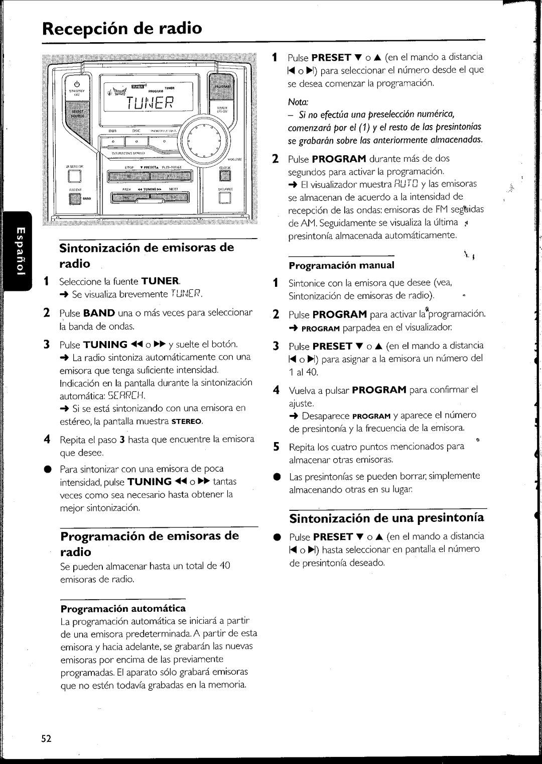 Philips 105 manual 