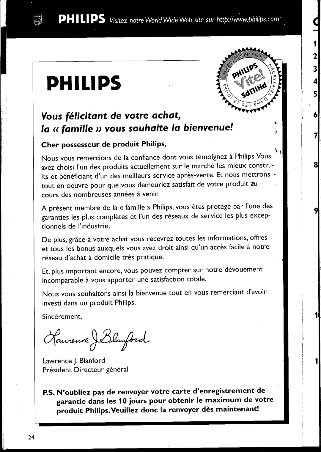 Philips 105 manual 