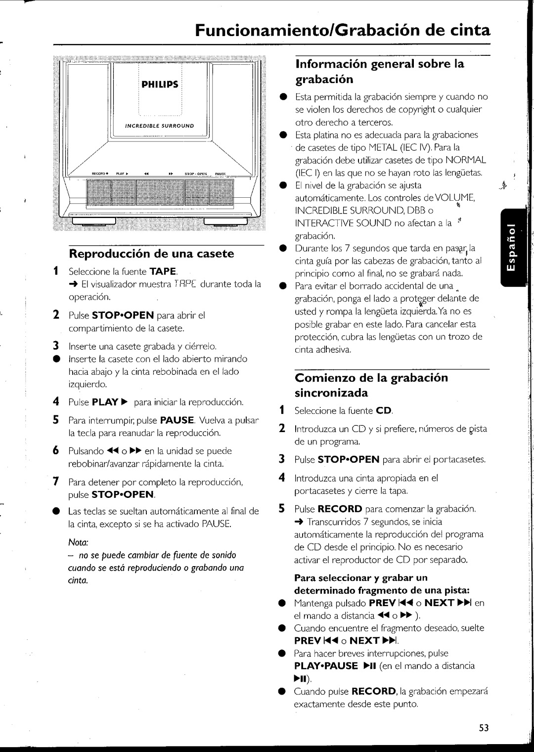 Philips 105 manual 