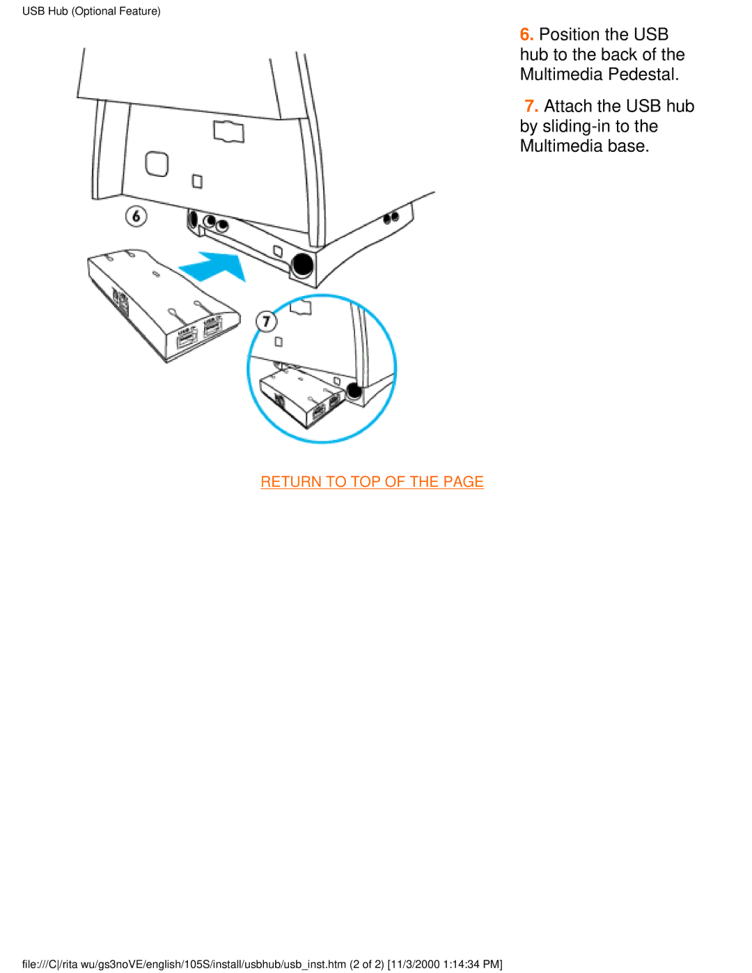 Philips 105S26 user manual Return to TOP 