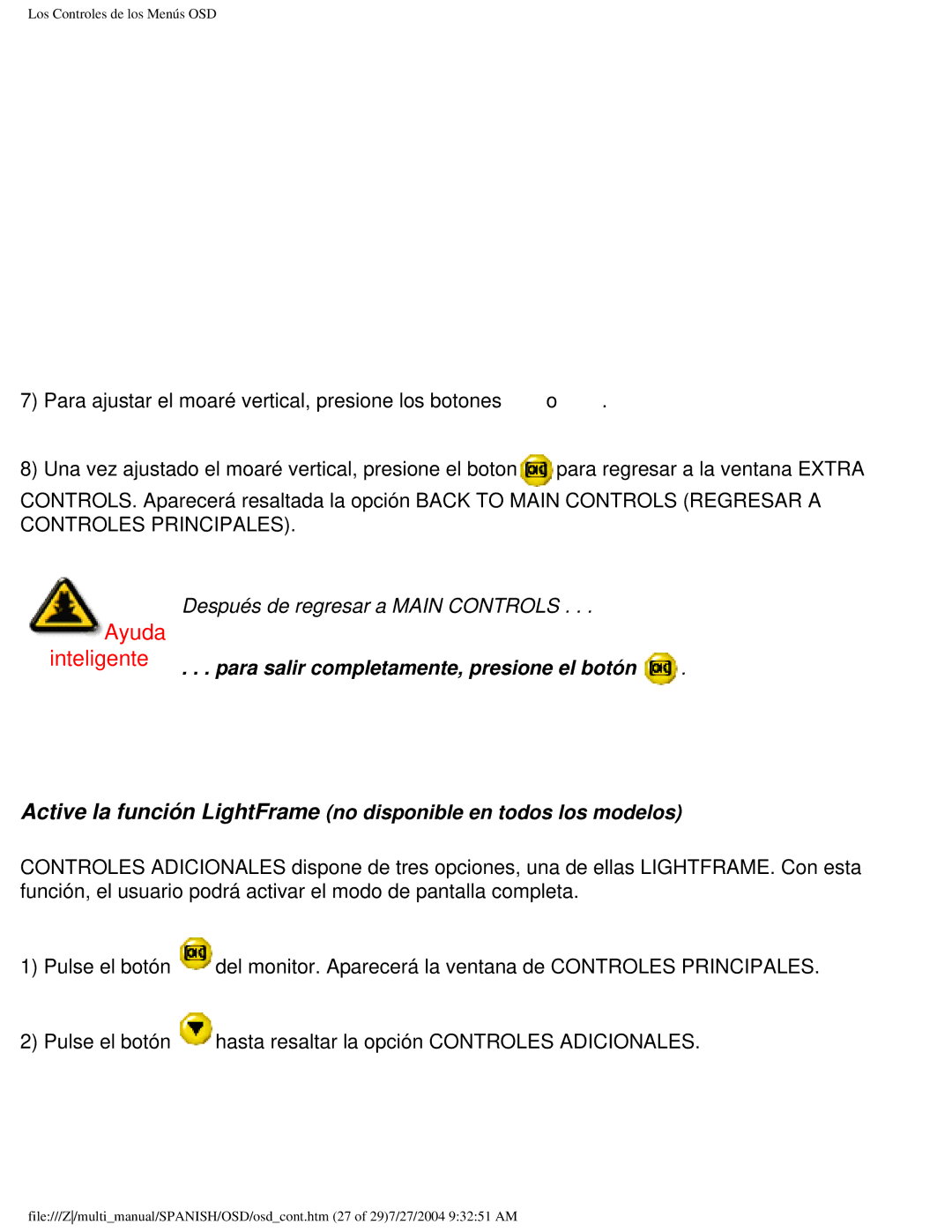 Philips 107B user manual Inteligente 