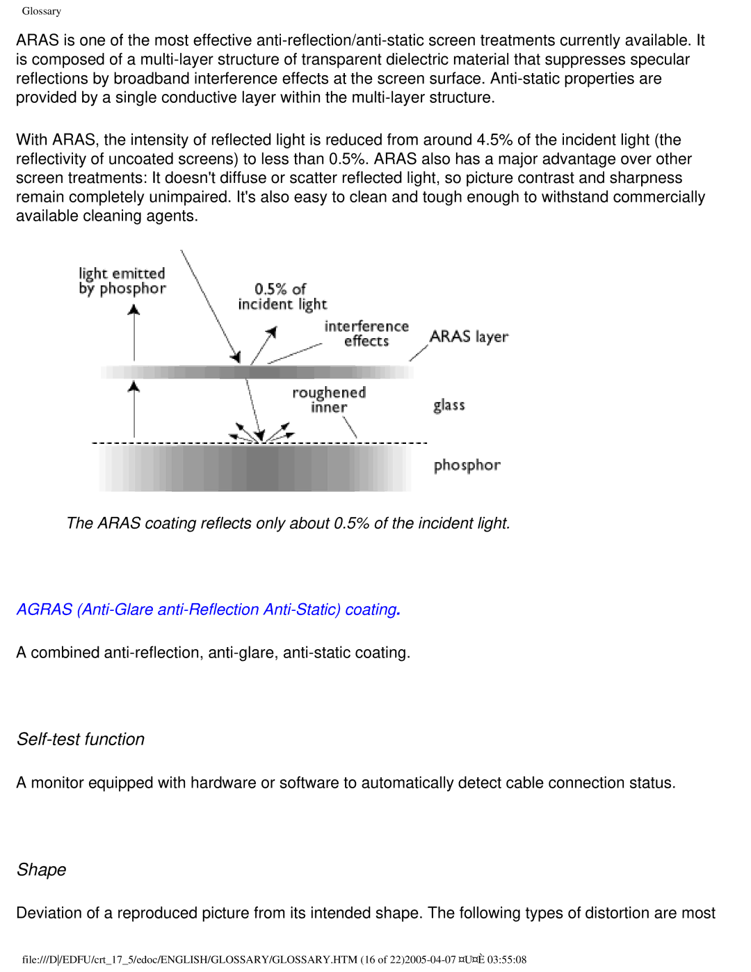 Philips 107B50 user manual Self-test function, Shape 