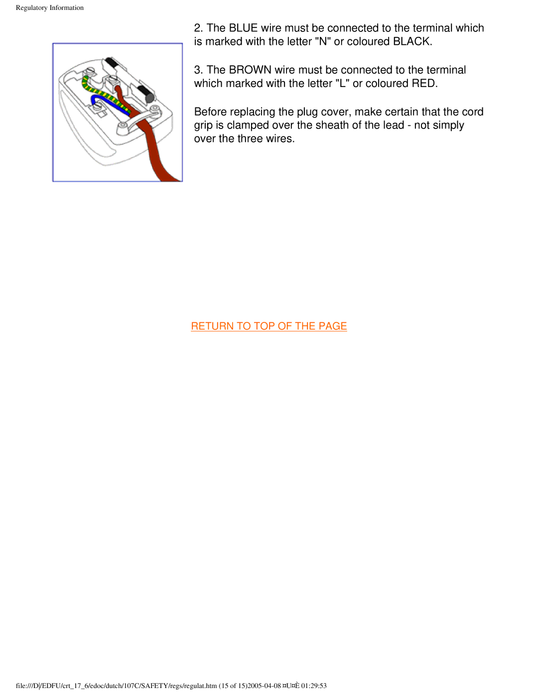 Philips 107C user manual Return to TOP 