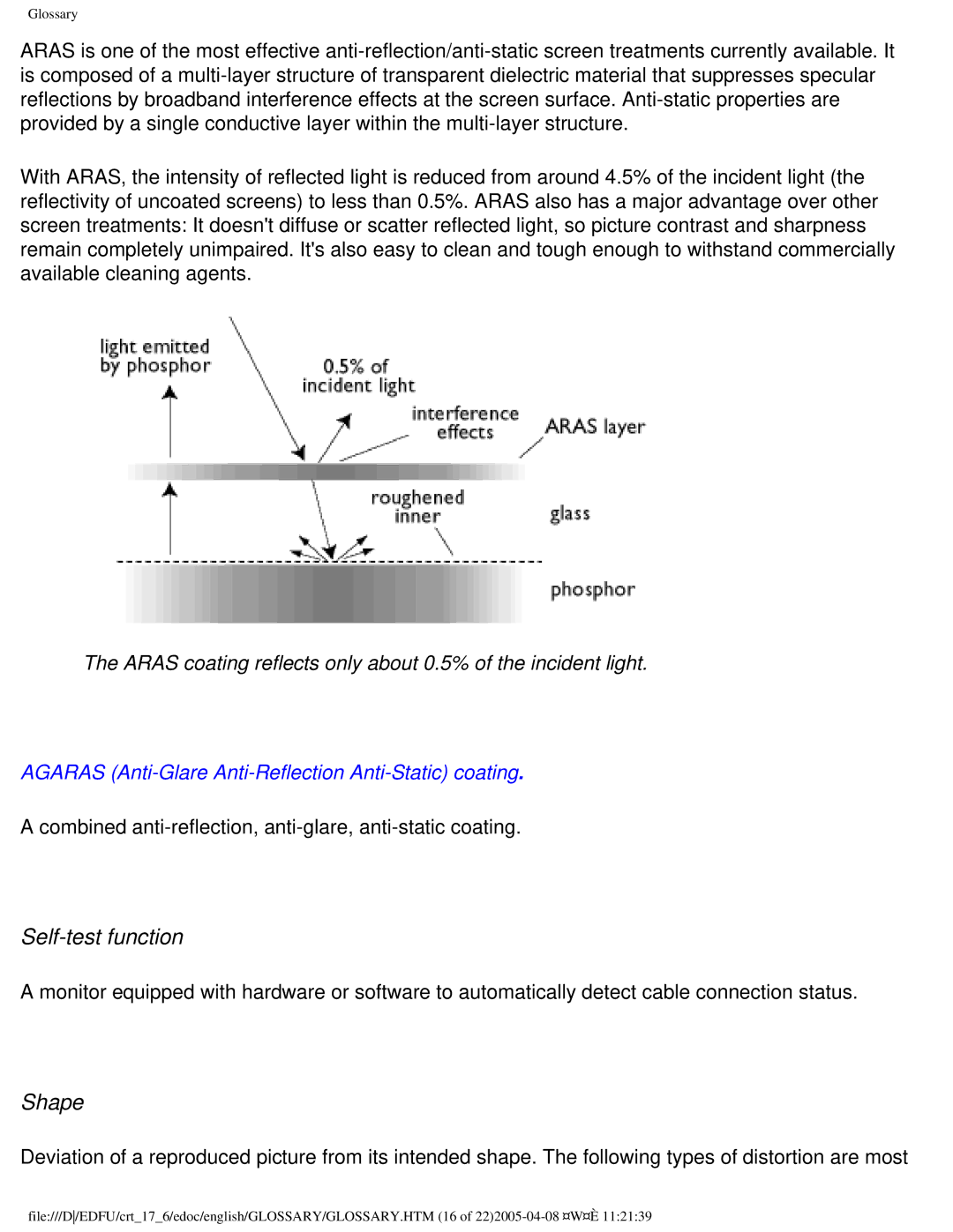 Philips 107E60 user manual Self-test function, Shape 