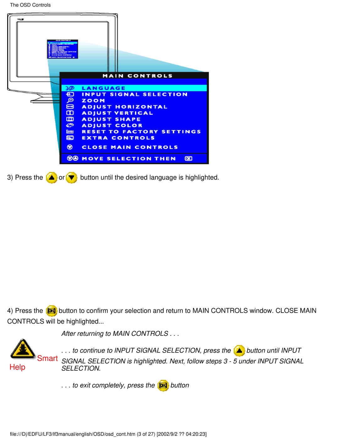 Philips 107F user manual Smart 