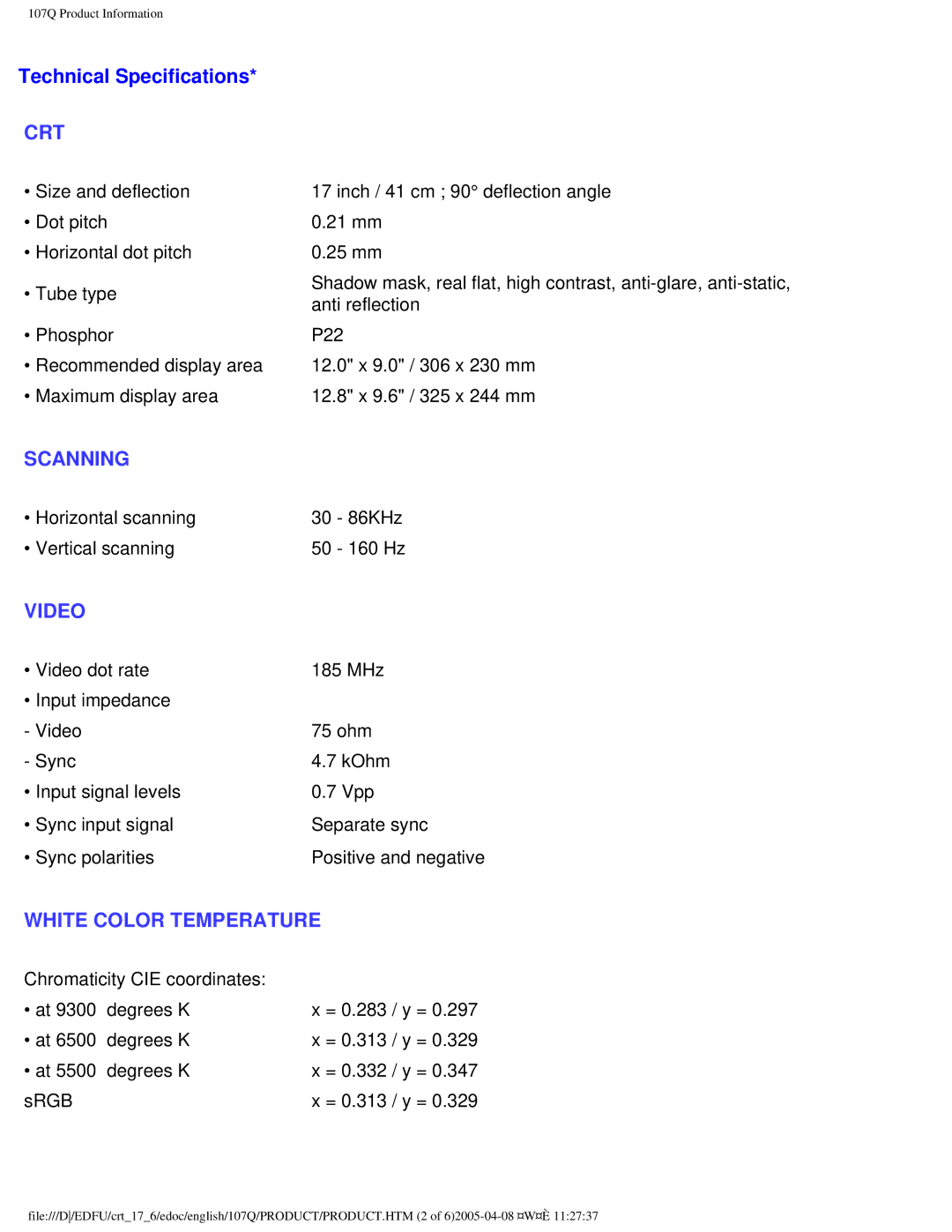 Philips 107Q user manual Scanning 